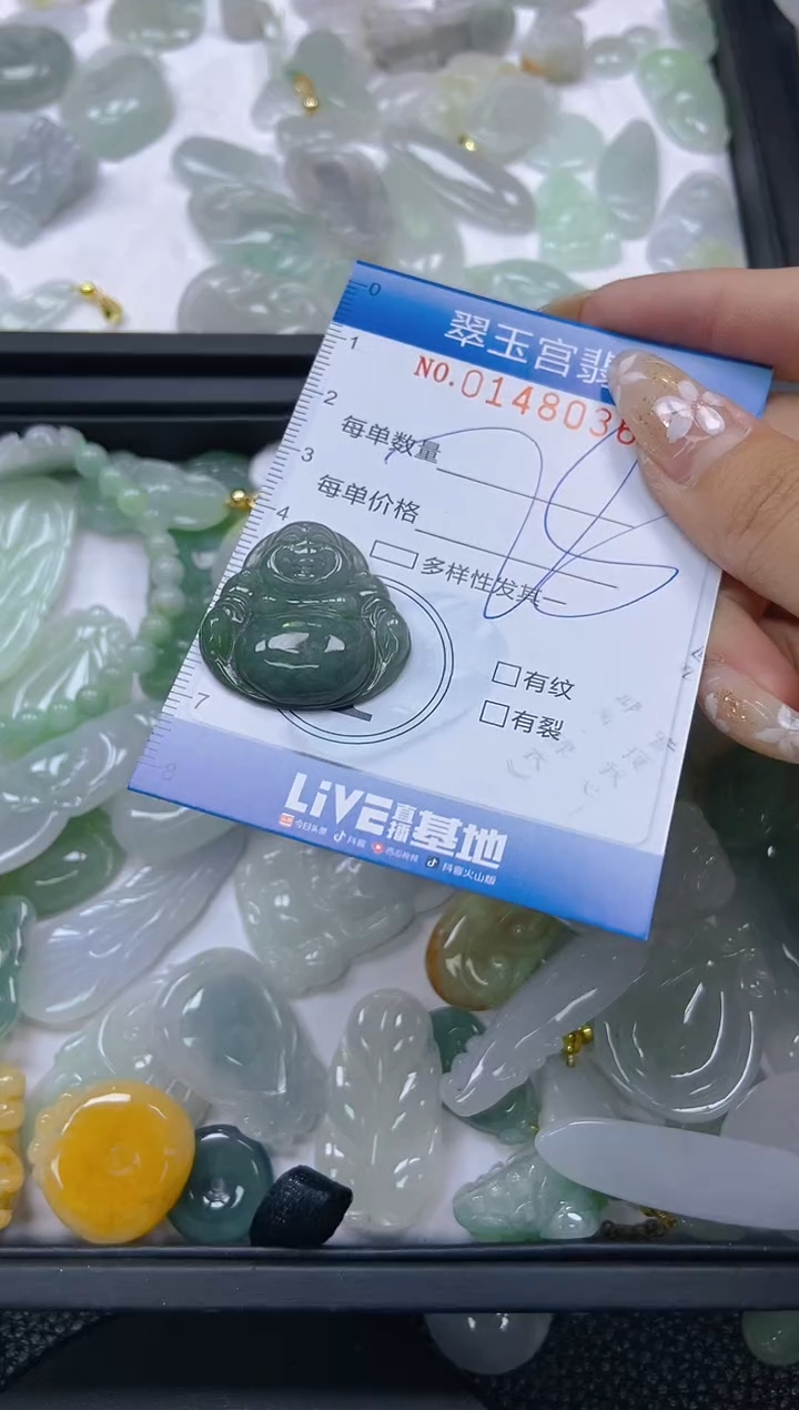 翡翠未镶嵌颈饰闪购0148036