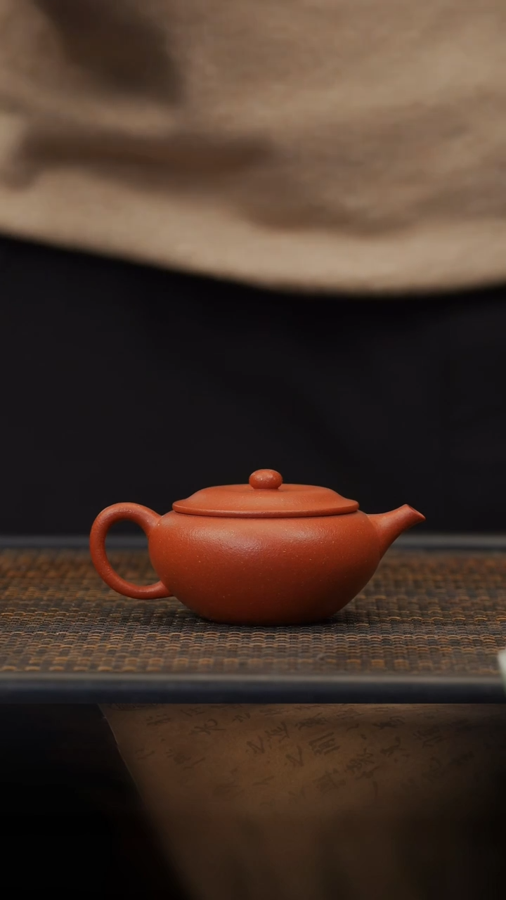 【闪购商品】紫砂茶壶40空山造器  纯红钵体