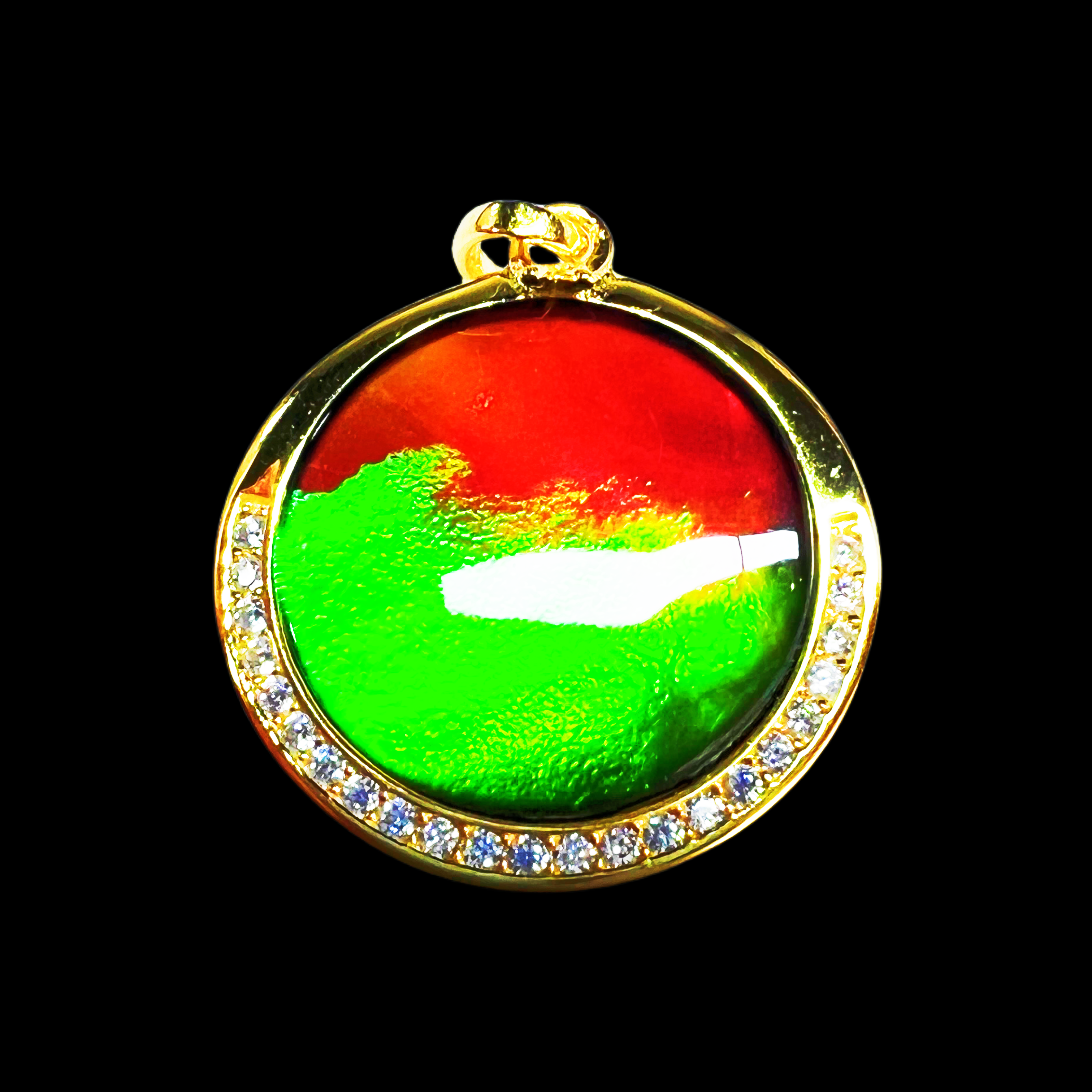 【斑彩】13.9mm 加拿大 DZ 圆片 N-3 贝壳摆件 X7