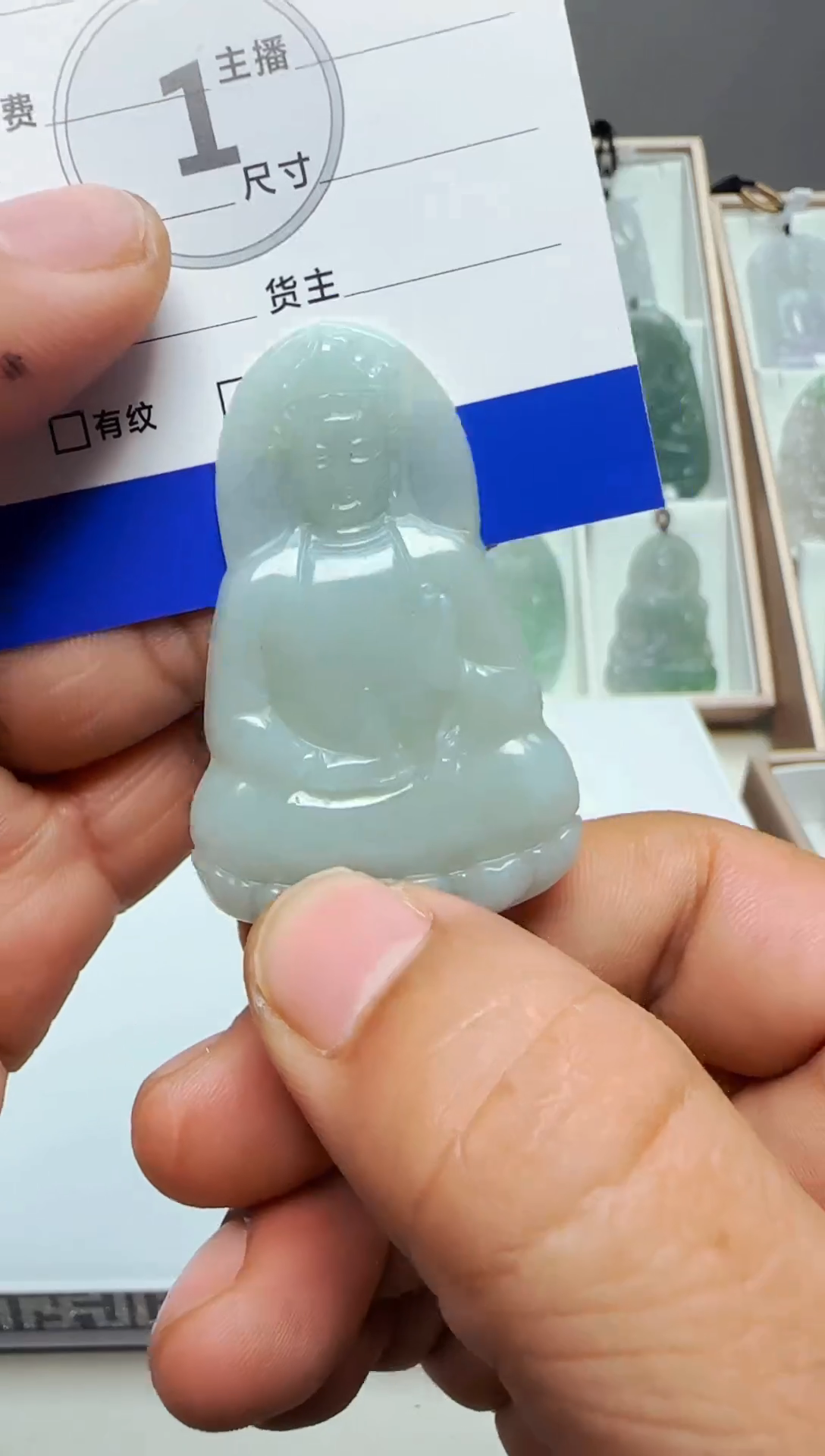 【闪购商品】翡翠颈饰未镶嵌缅甸天然A货翡翠