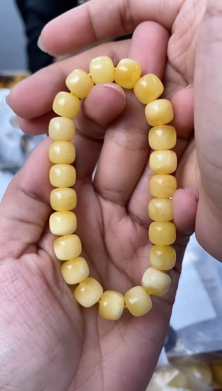 【闪购商品】琥珀裸石未镶嵌天然琥珀蜜蜡手串