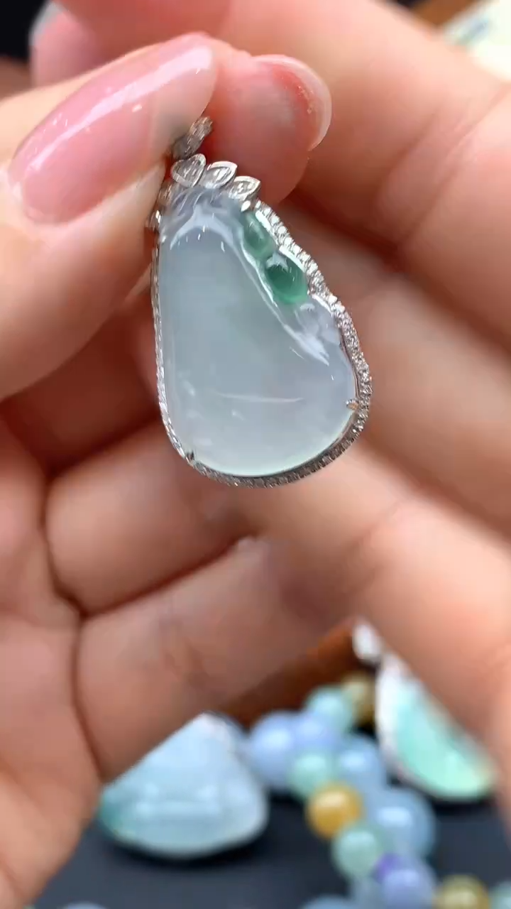 【闪购商品】翡翠颈饰未镶嵌256-天然翡翠