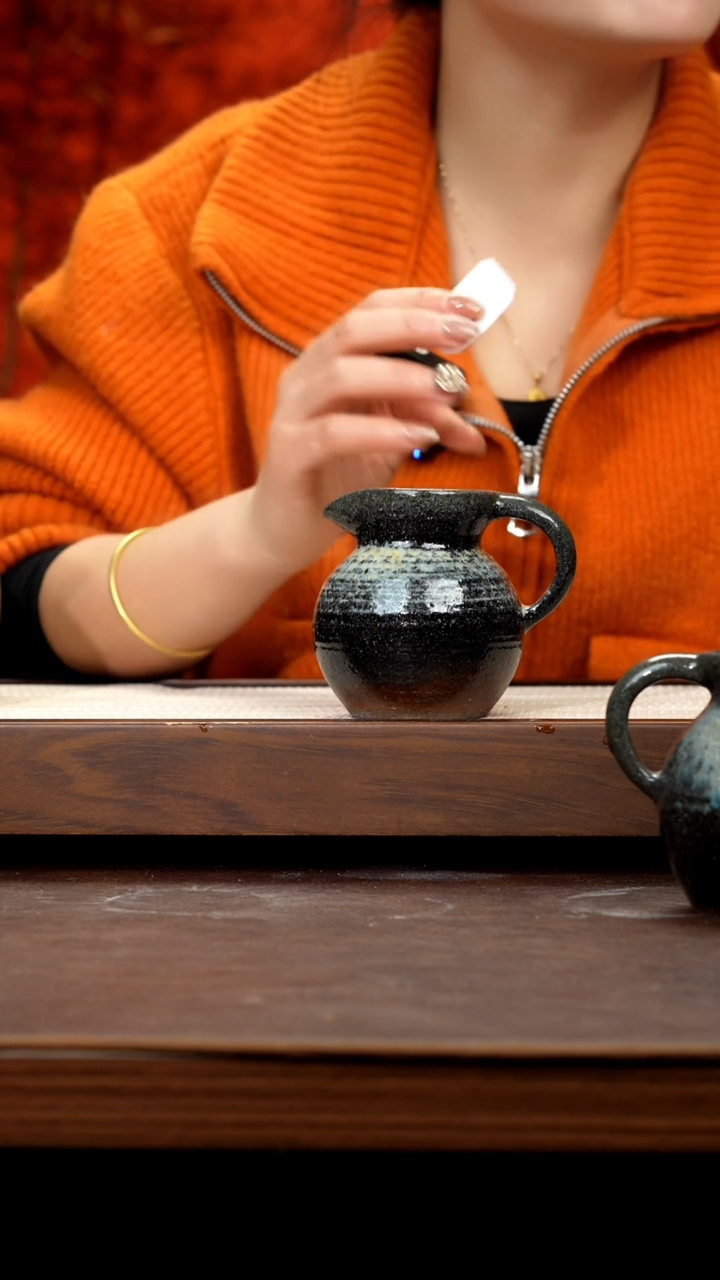 【闪购商品】紫砂茶壶柴烧公道杯10号