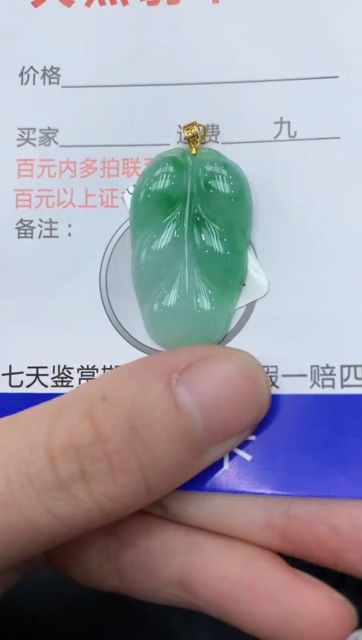 【闪购商品】翡翠颈饰18K金镶嵌11111111111