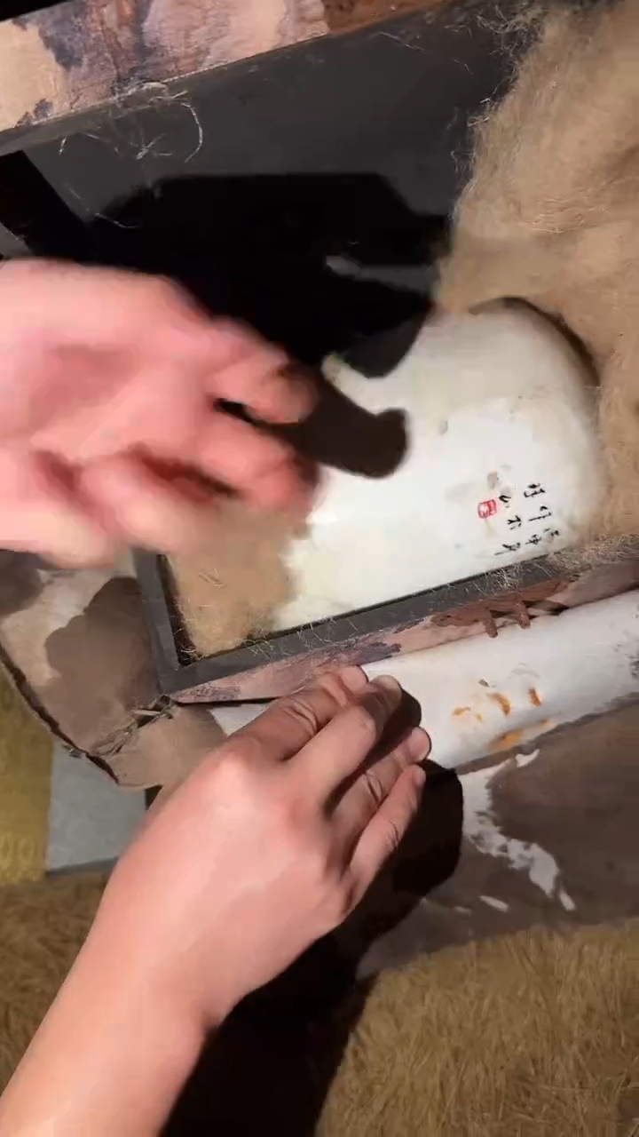 香榧木牛疲箱打开