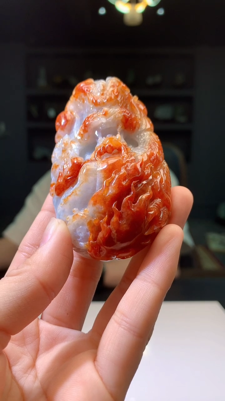 定制翡翠未镶嵌1015hm-毛货挂件21