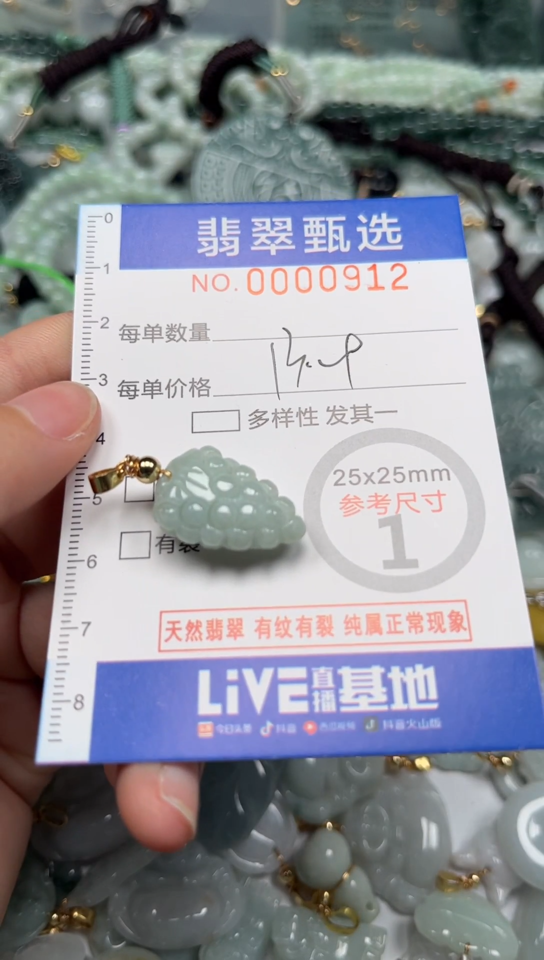 【闪购商品】翡翠颈饰未镶嵌00..0912