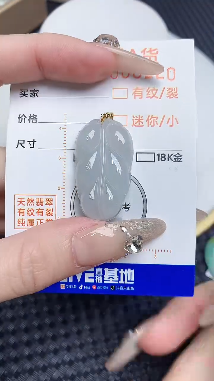 【闪购商品】翡翠颈饰18K金镶嵌345345343