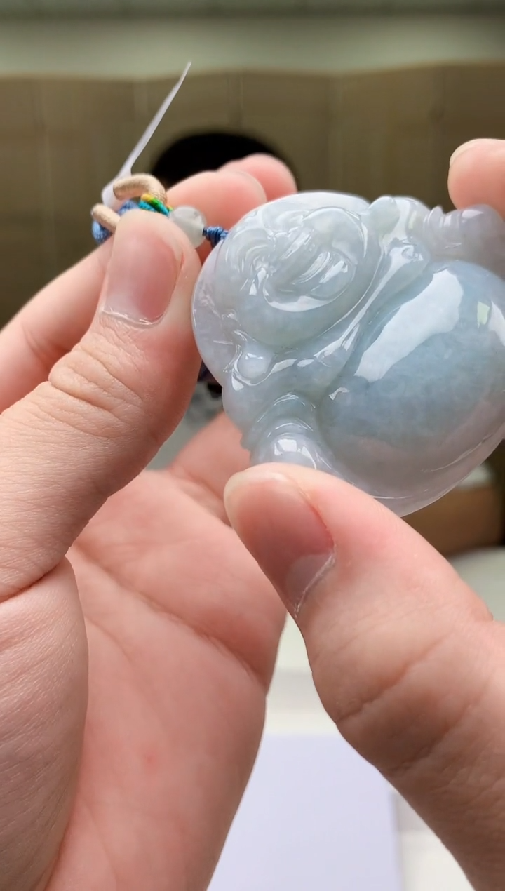 【闪购商品】定制翡翠未镶嵌4812bb-毛货挂件46
