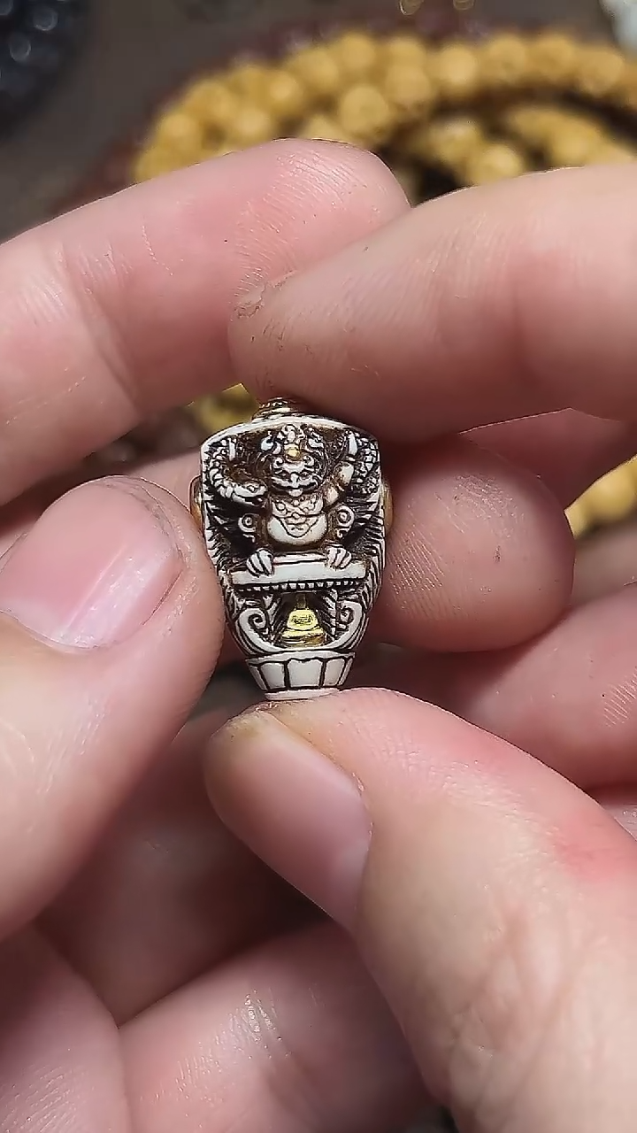 其他猛犸象牙大鹏鸟三通13.5mm   