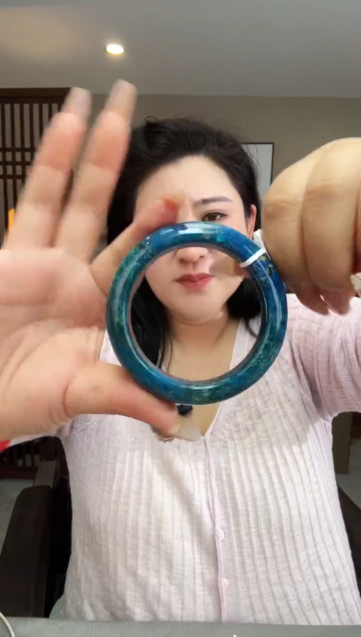 珐琅足银甄选好物I凤凰石手镯58