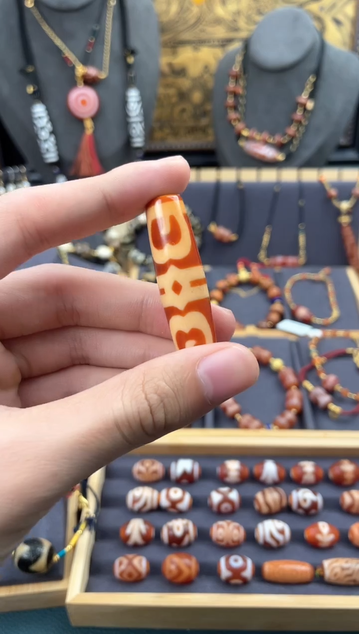 【闪购商品】玛瑙/玉髓颈饰未镶嵌红肉帽帽单珠