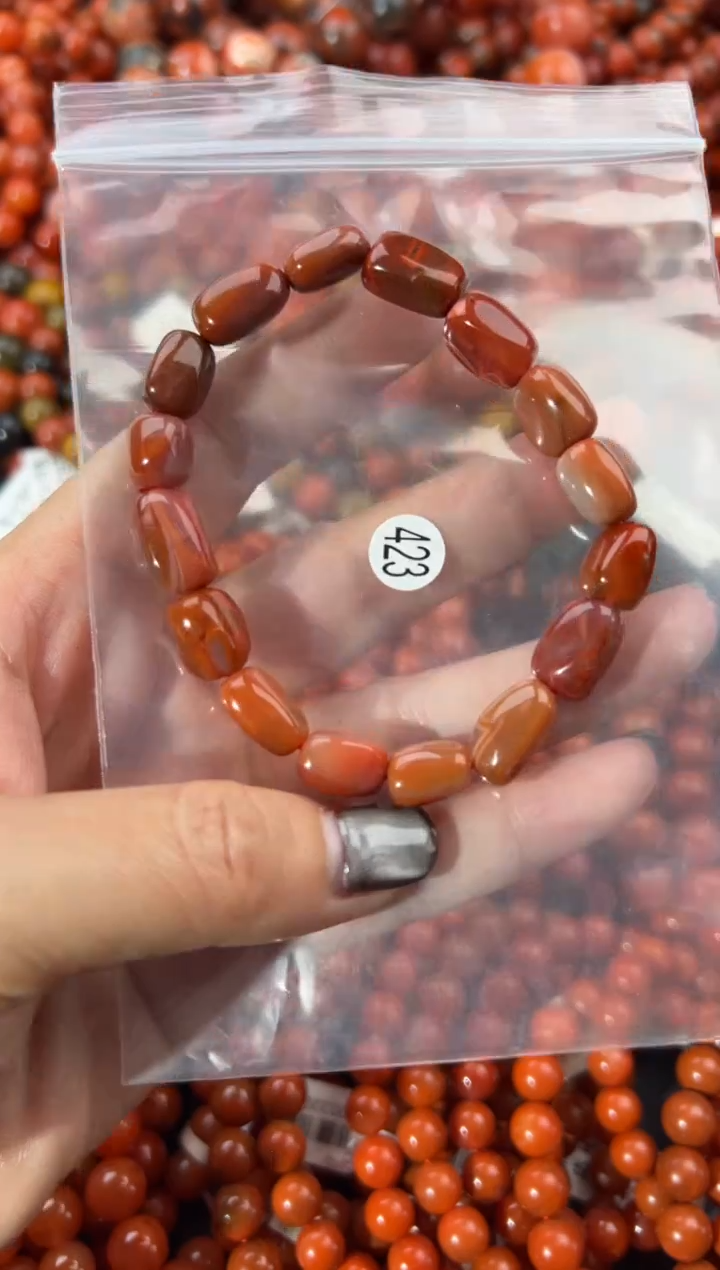 未镶嵌手串南红玛瑙9+