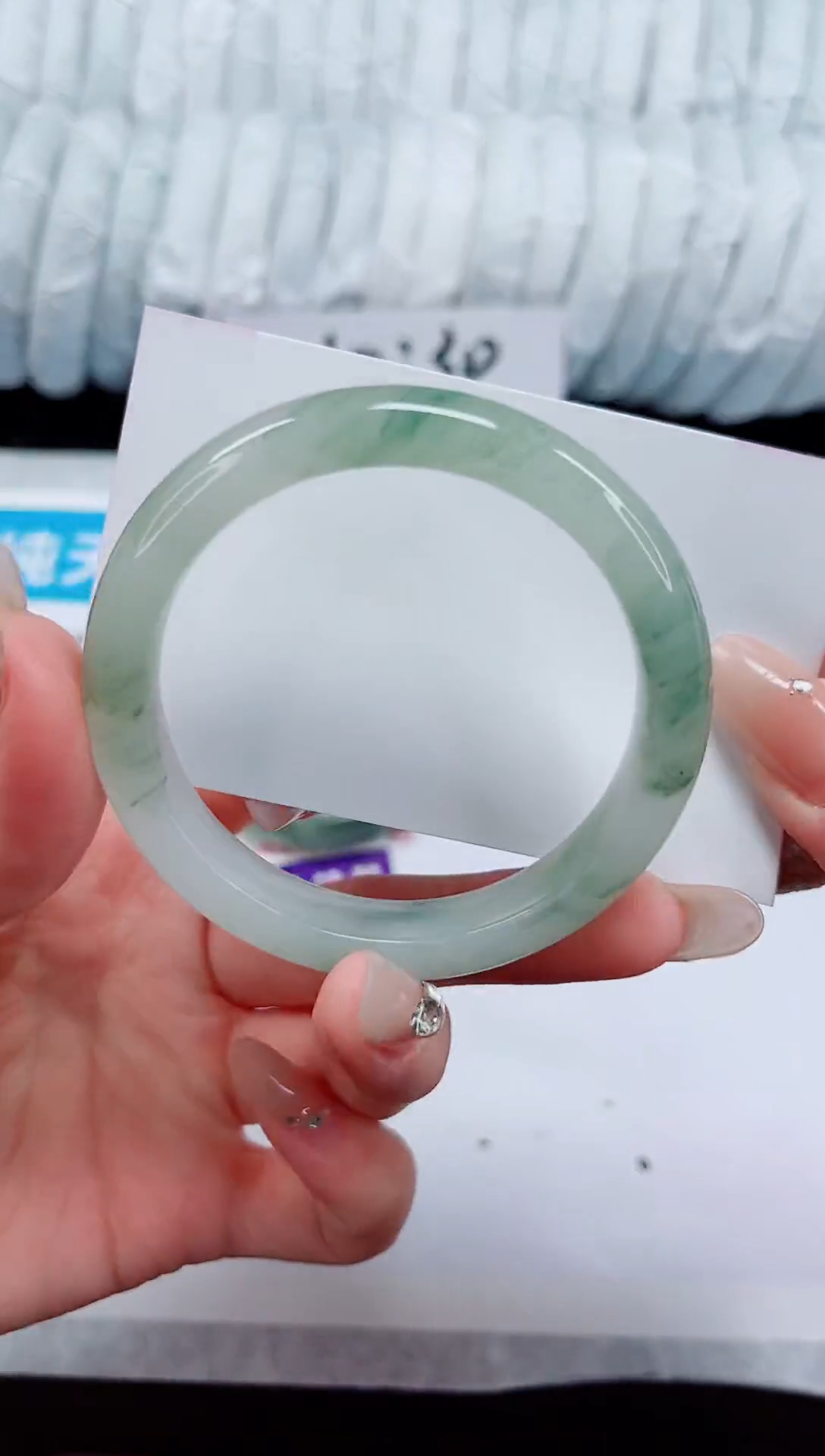 未镶嵌手镯石英质玉35-52/53