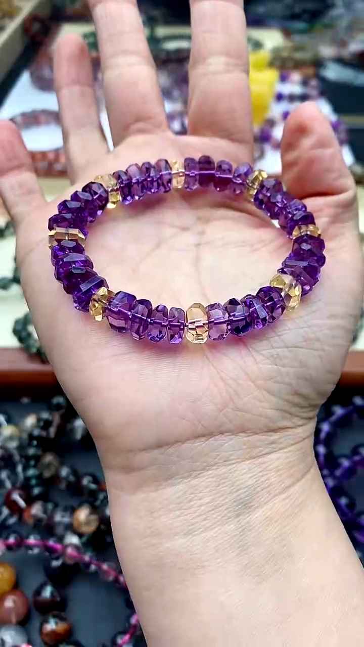 【闪购商品】水晶手链未镶嵌紫水晶