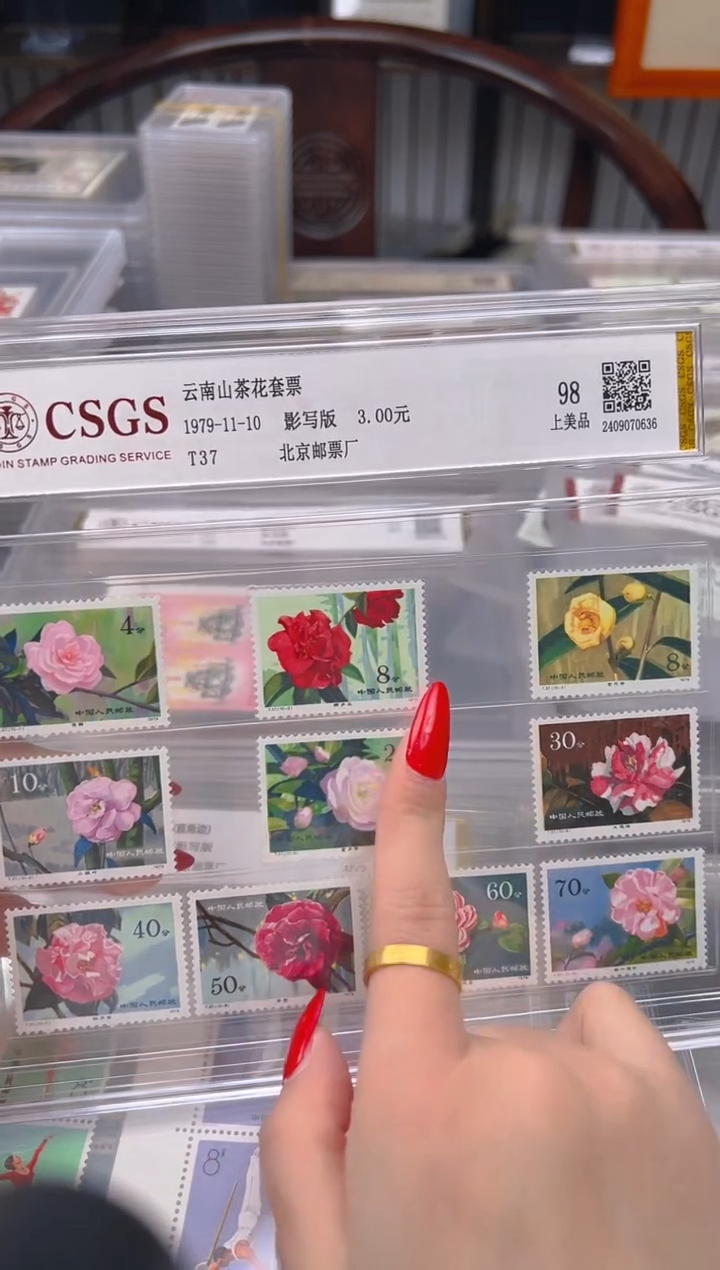 【闪购商品】T37云南山茶花套票 精大盒