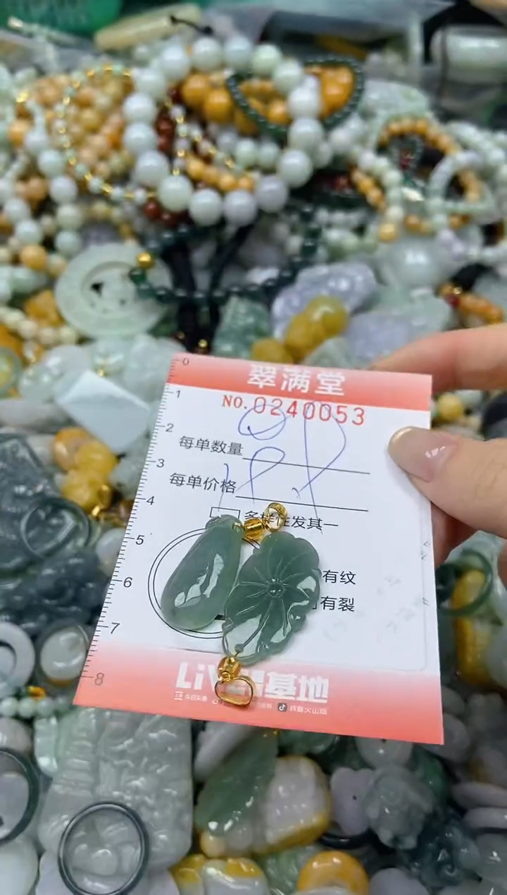 未镶嵌挂件翡翠闪购0240053