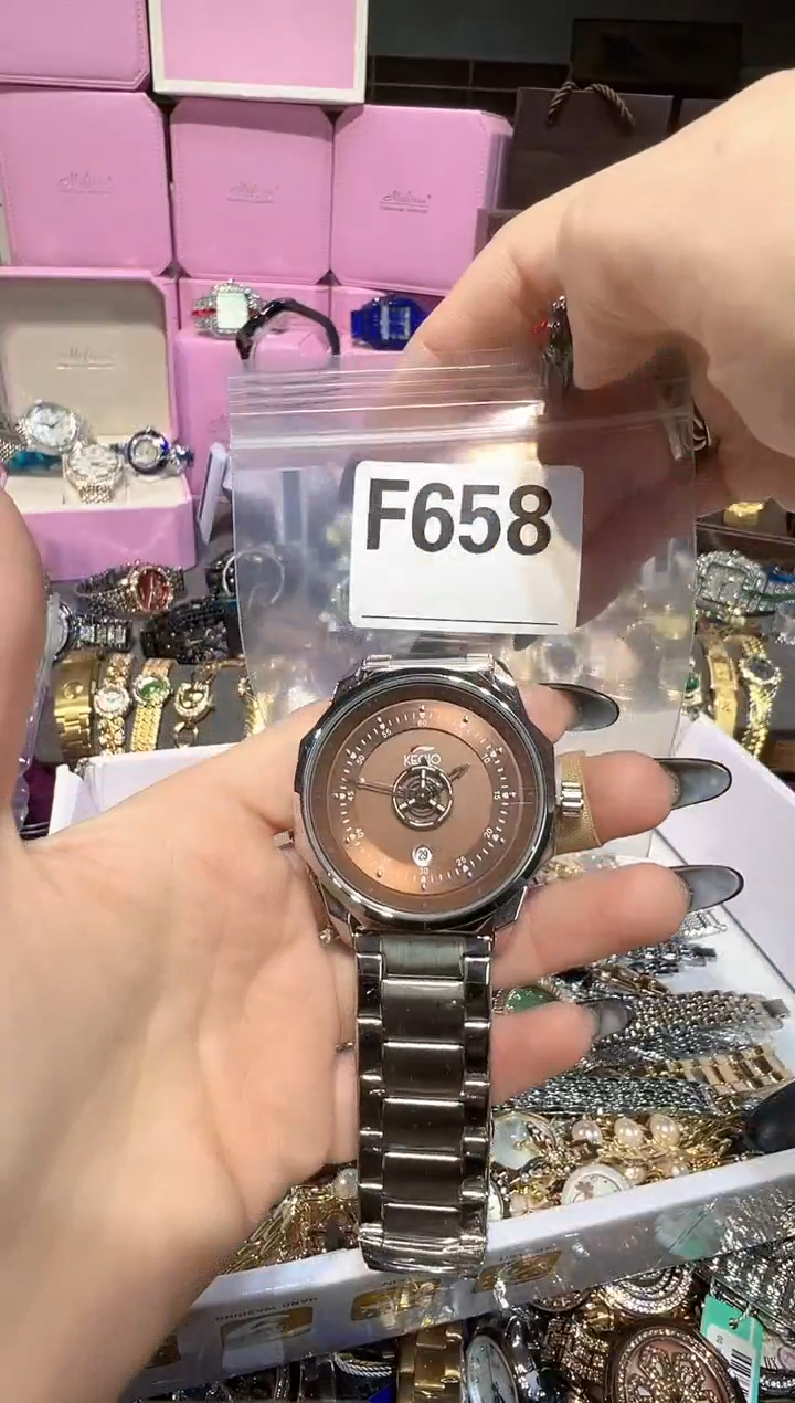 石英机芯不锈钢不锈钢直播定闪专用