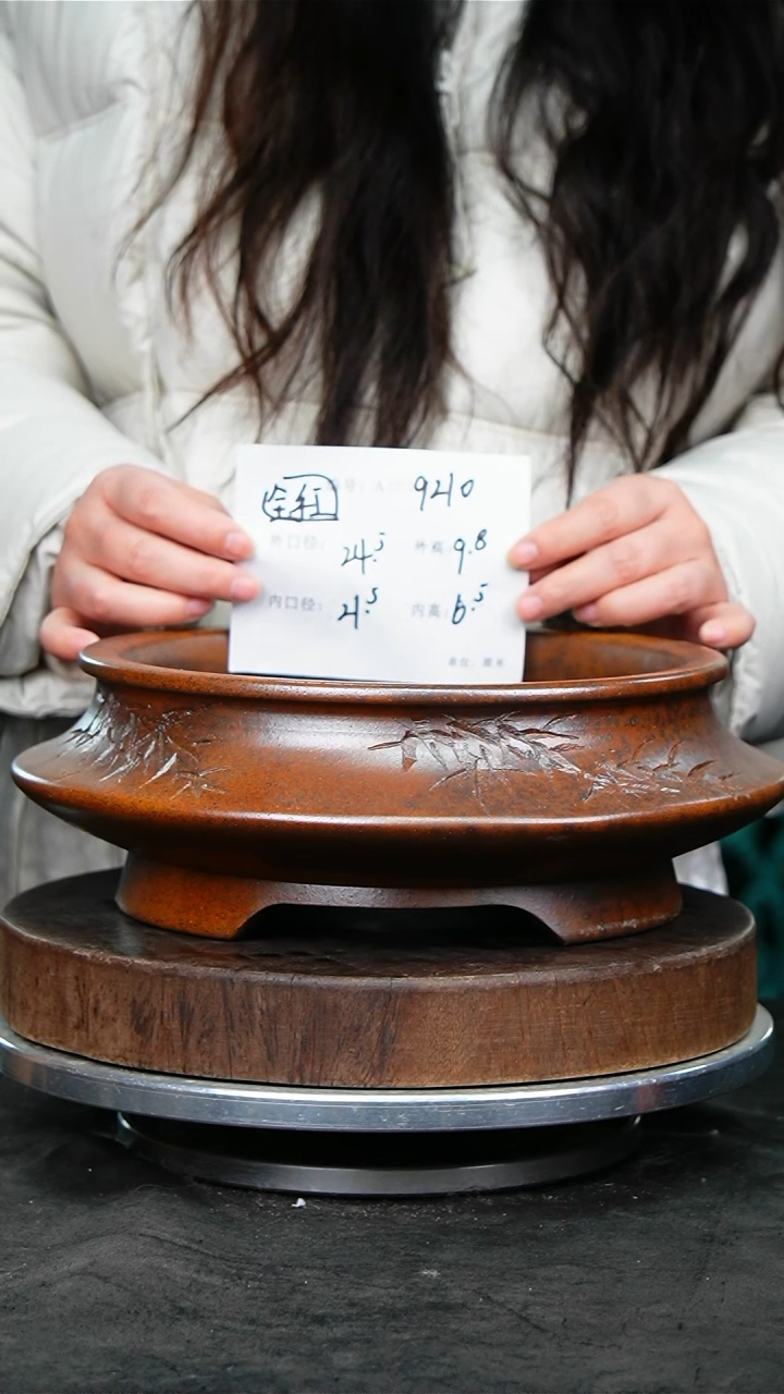紫砂花盆9210颜色不挑