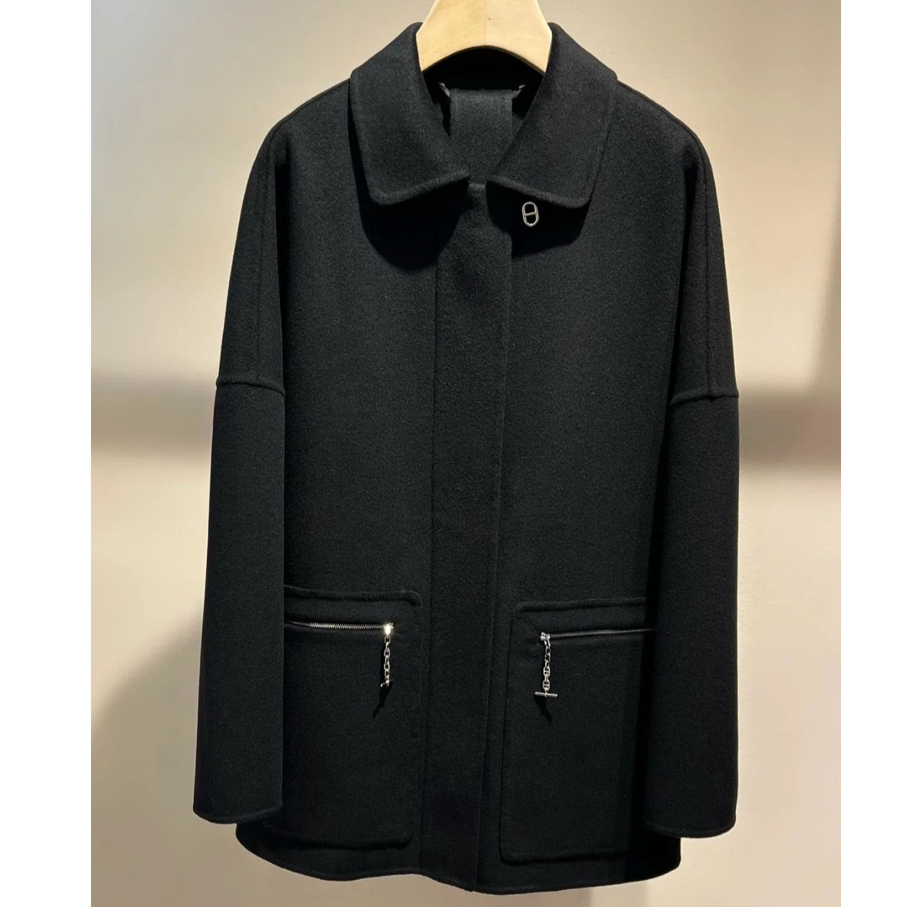 秋冬新款时尚百搭羊毛呢大衣外套  DY79633