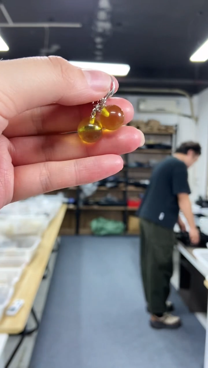 【闪购商品】蓝珀裸石未镶嵌多样性发其一颜色微差