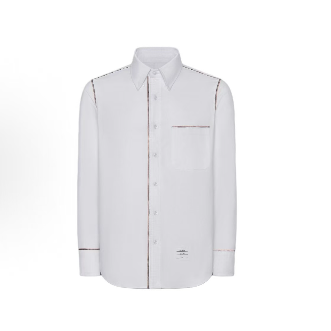 THOM BROWNE 男士白色长袖衬衫 MWL406A F0313 100 
