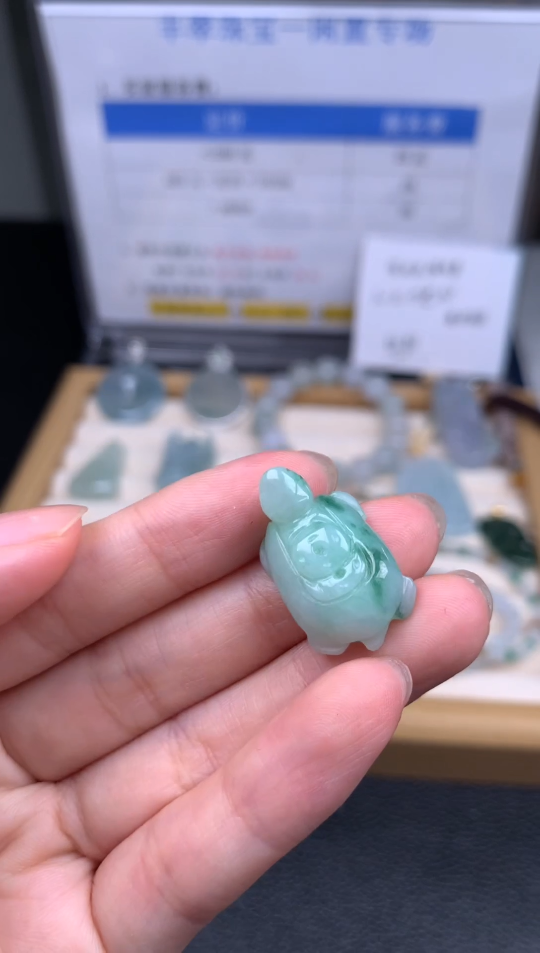 未镶嵌挂件翡翠S001406
