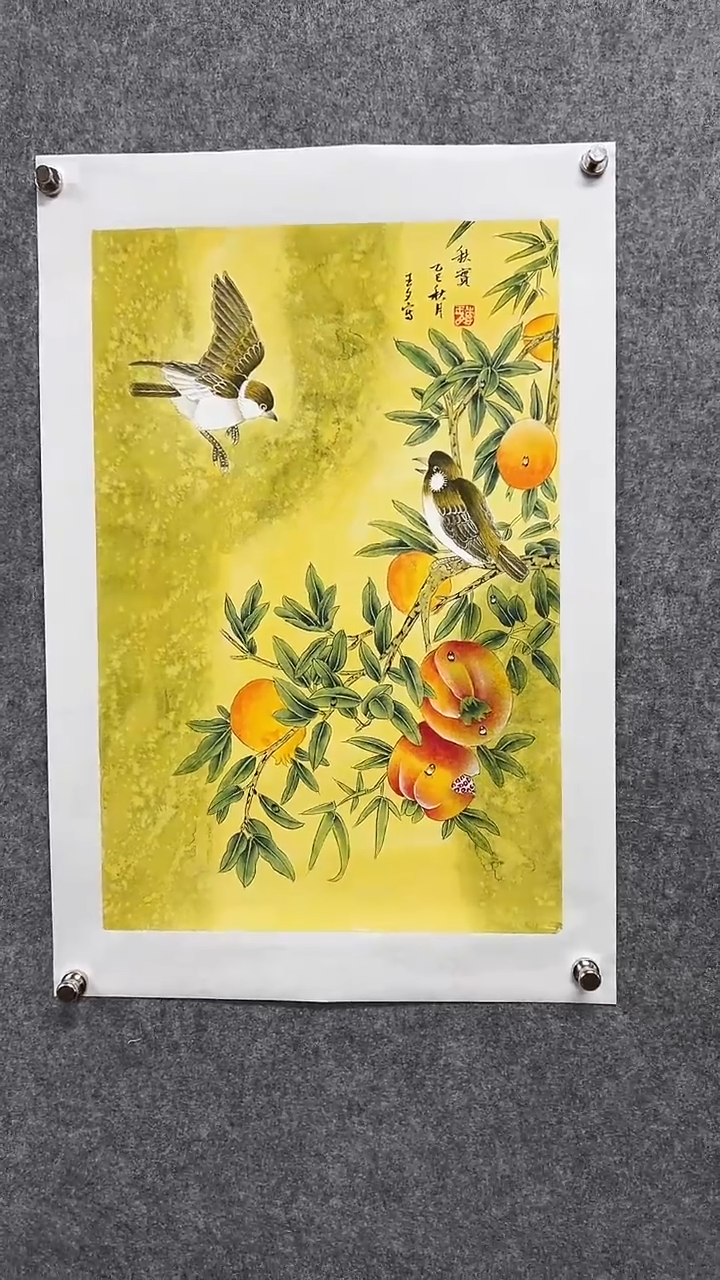 国画李Y夕-2.7P-花鸟