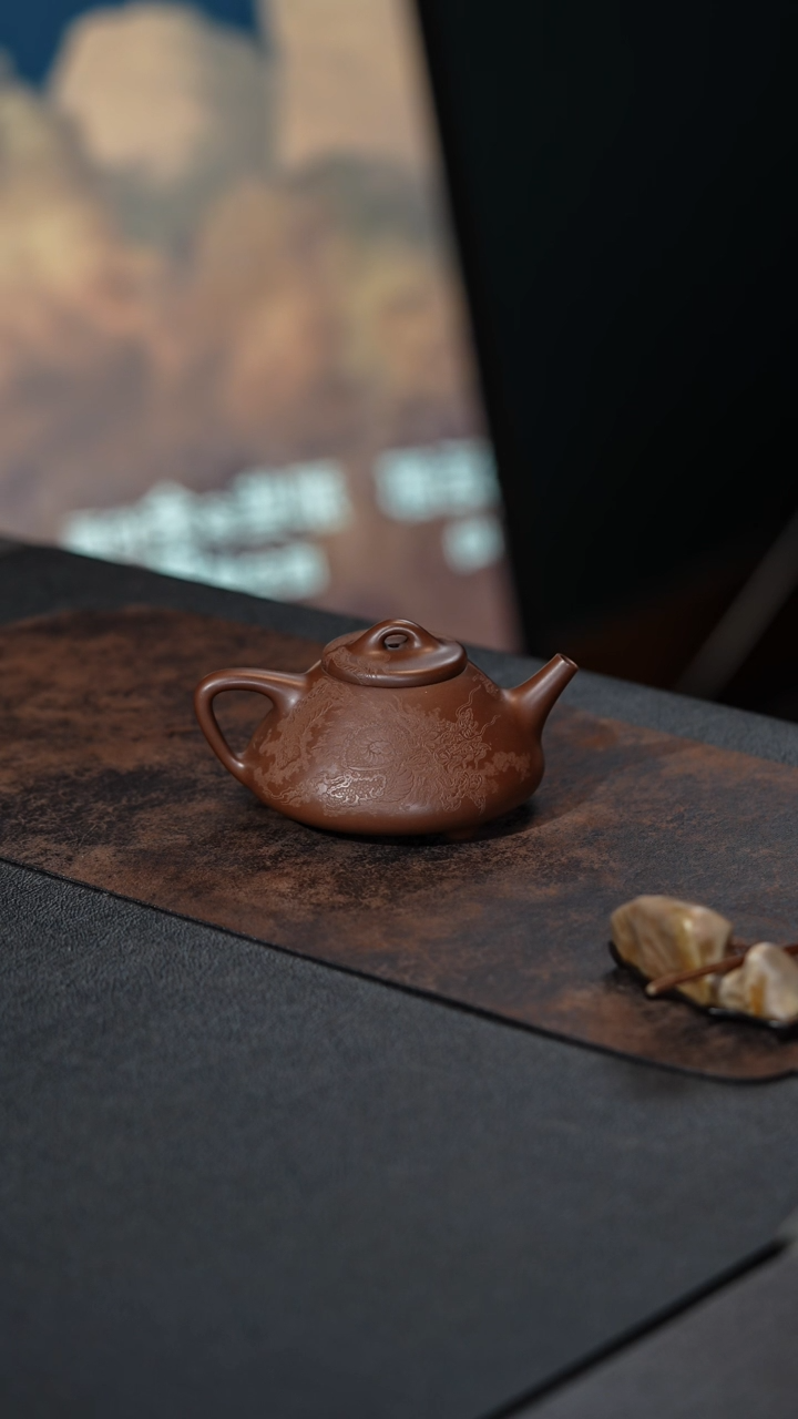 【闪购商品】紫砂茶壶子冶石瓢 龙