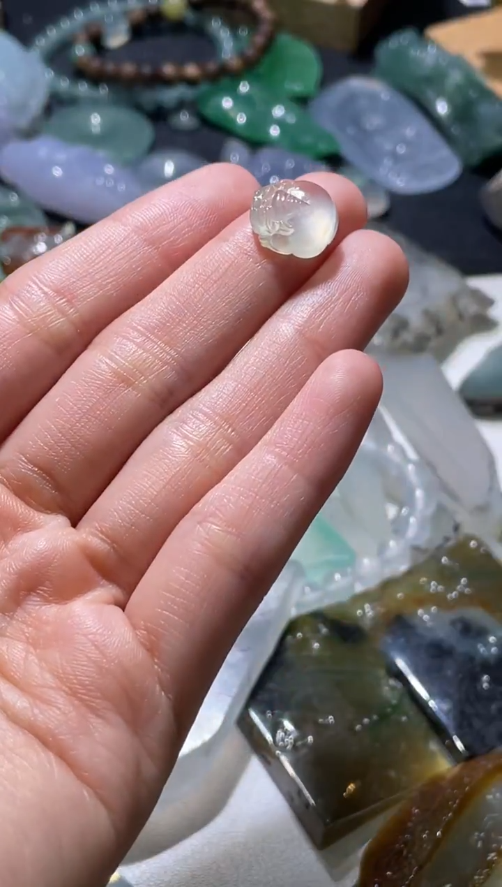 未镶嵌定制翡翠金蟾