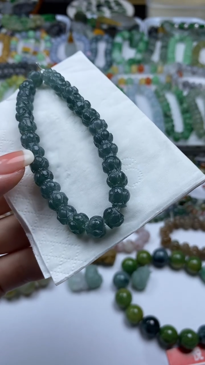 定制翡翠未镶嵌毛货定制不退不换