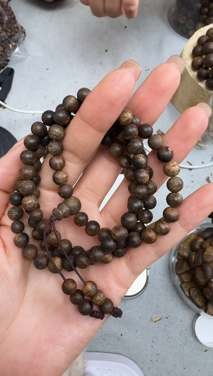 沉香手串0720沉香老料圆珠多圈多样性发一