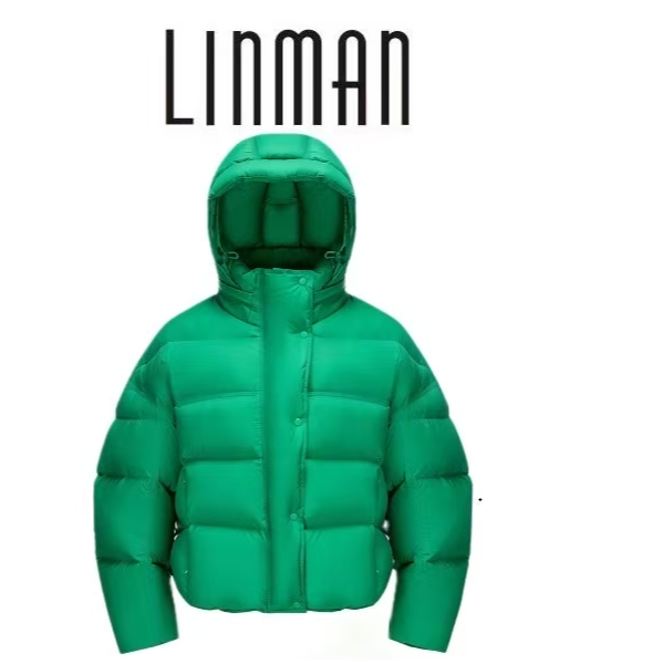 现货现发25冬新款小子显高短款加厚宽松可脱卸帽时尚面泡芙羽绒服