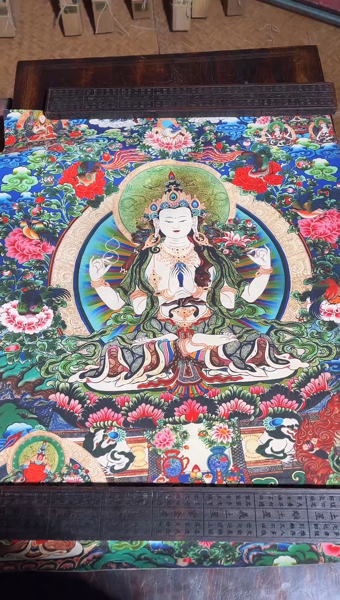 卷轴画东东唐卡tk160