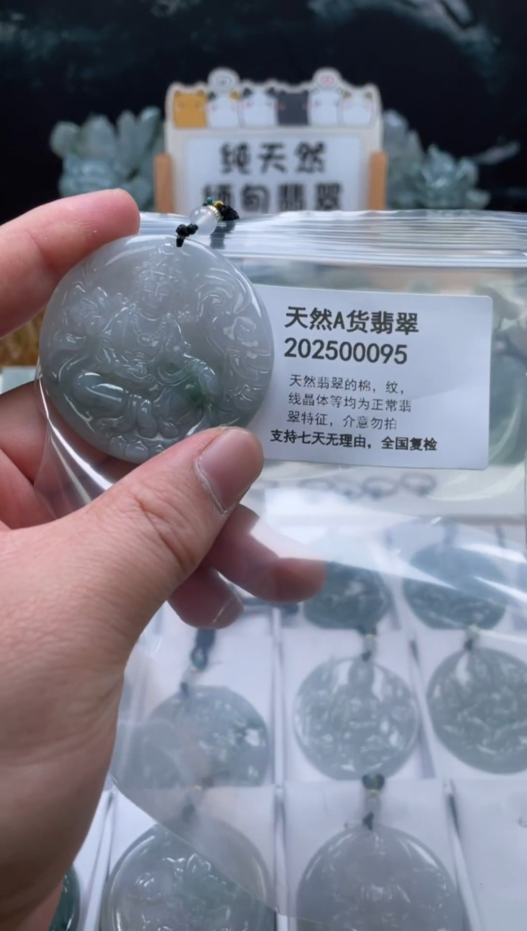 颈饰未镶嵌翡翠翠峰翡翠202512100058