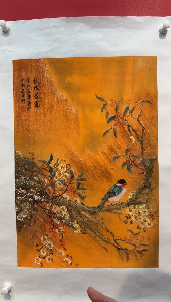 国画画家陆远华纯手绘原作