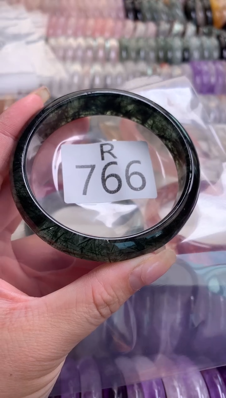 水晶珠宝半成品未镶嵌我*?水晶手镯766-62