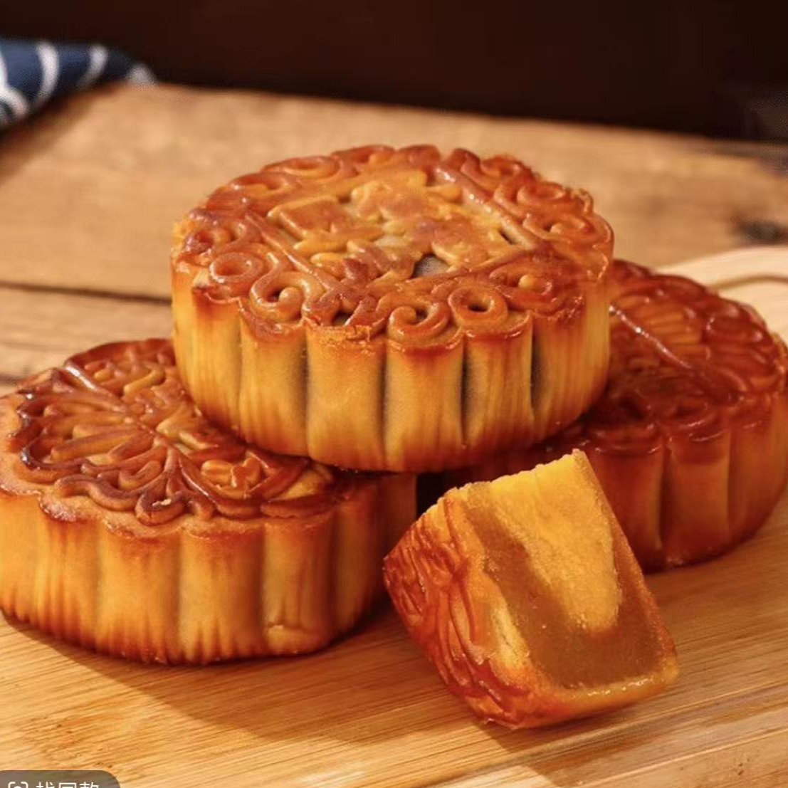 广式蛋黄莲蓉口味10个传统中秋节经典糕点月饼