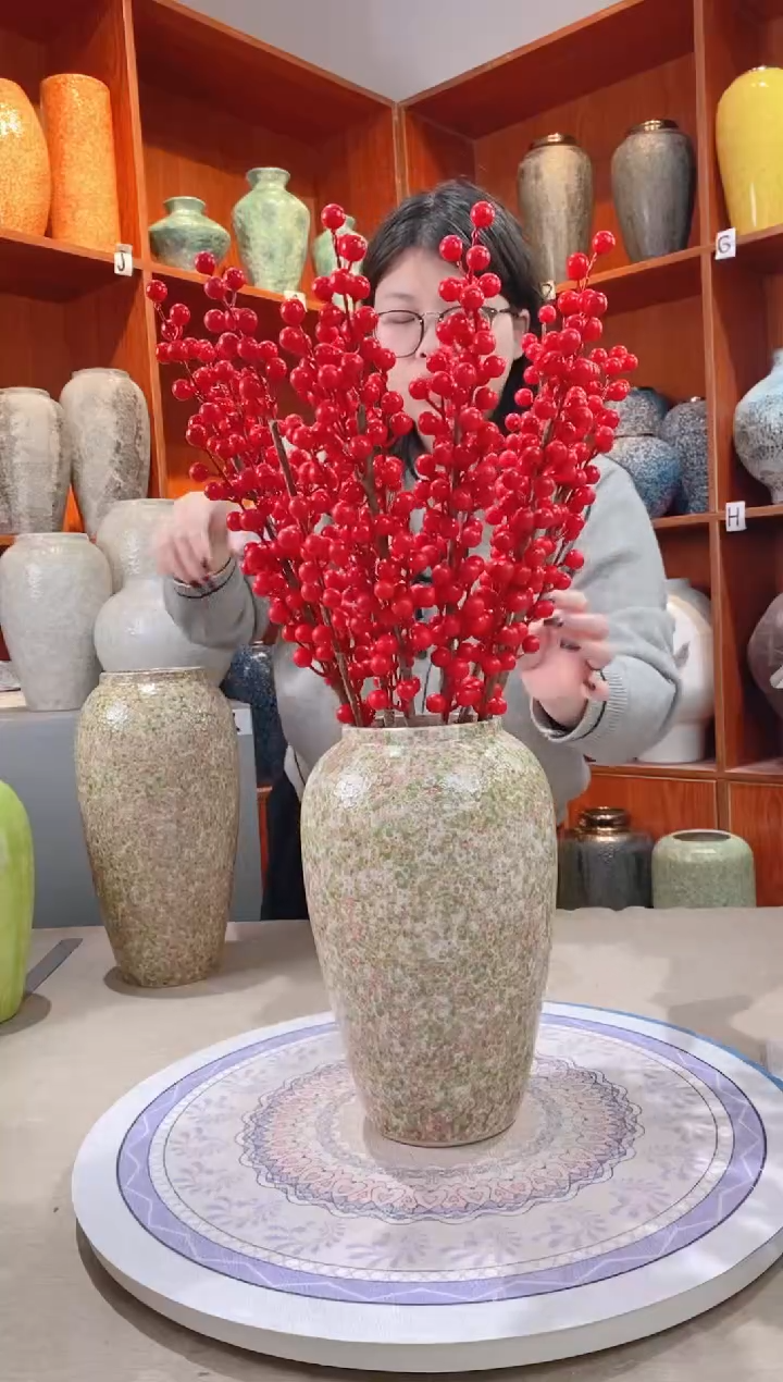 【闪购商品】瓶精品陶瓷花瓶 无花 绿野仙踪 中号