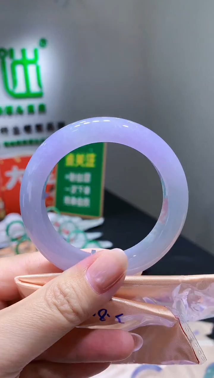 未镶嵌手镯翡翠- k73 天然缅甸A货翡翠54.7正圈