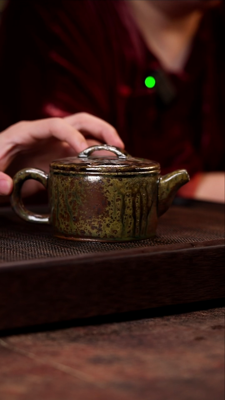 宜兴紫砂崖柏木柴烧汉瓦