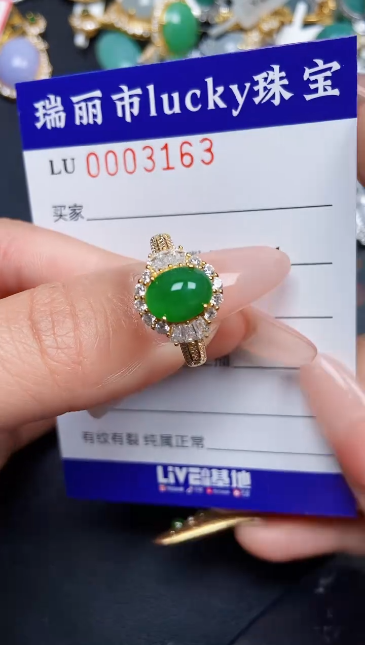 【闪购商品】翡翠颈饰银S925镶嵌3163