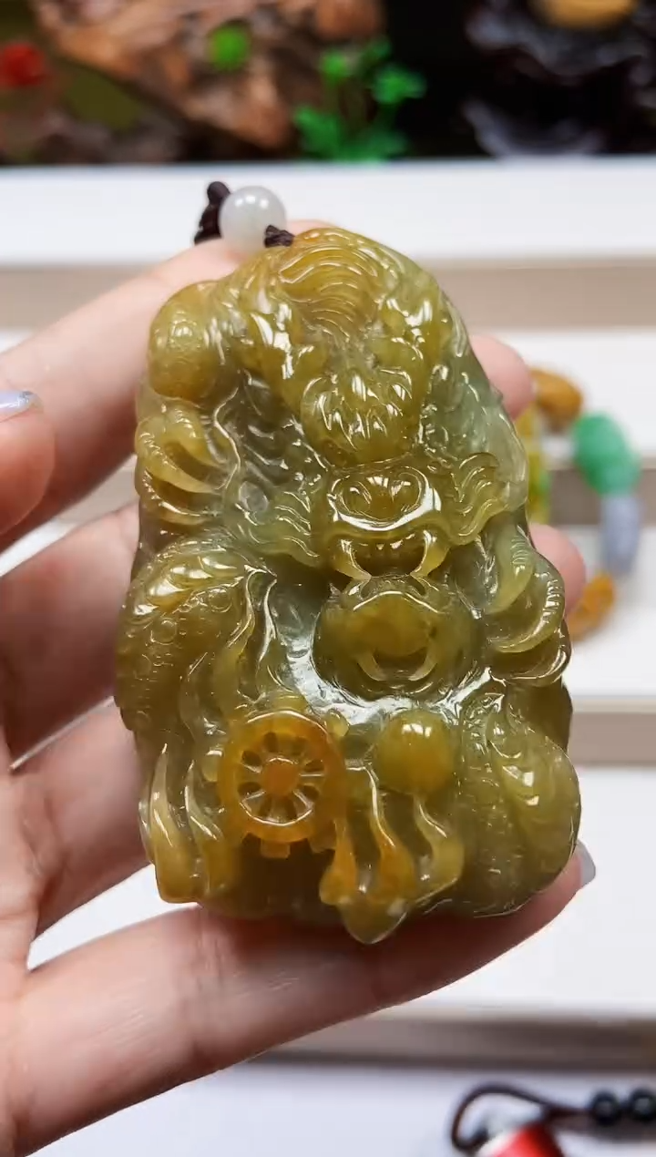 颈饰未镶嵌翡翠翡翠A货