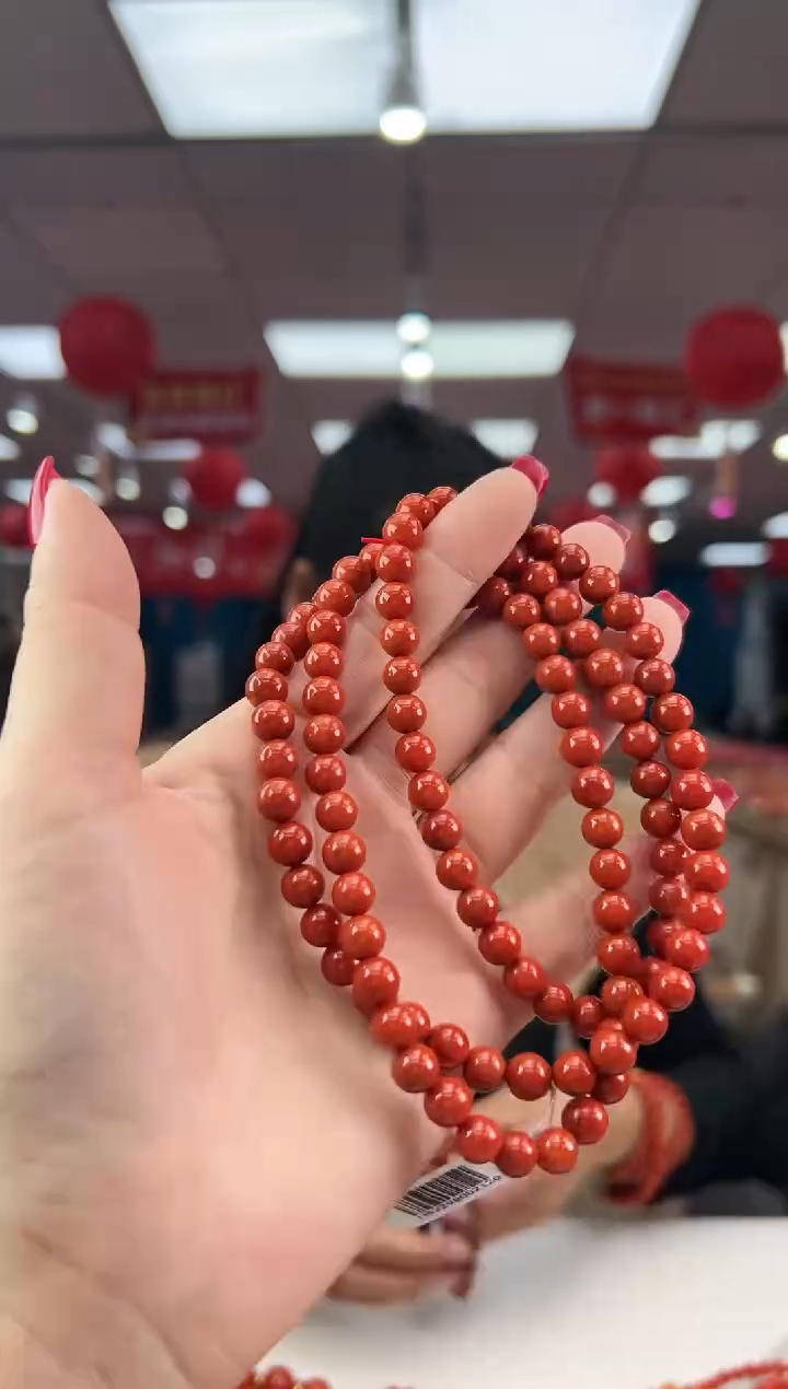 【闪购商品】南红玛瑙珠串未镶嵌多样发其一/7/HS9991896