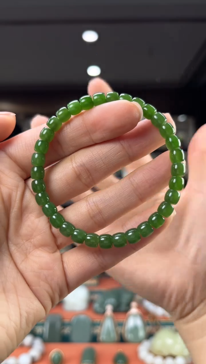 和田玉未镶嵌颈饰佩佩6mm左右