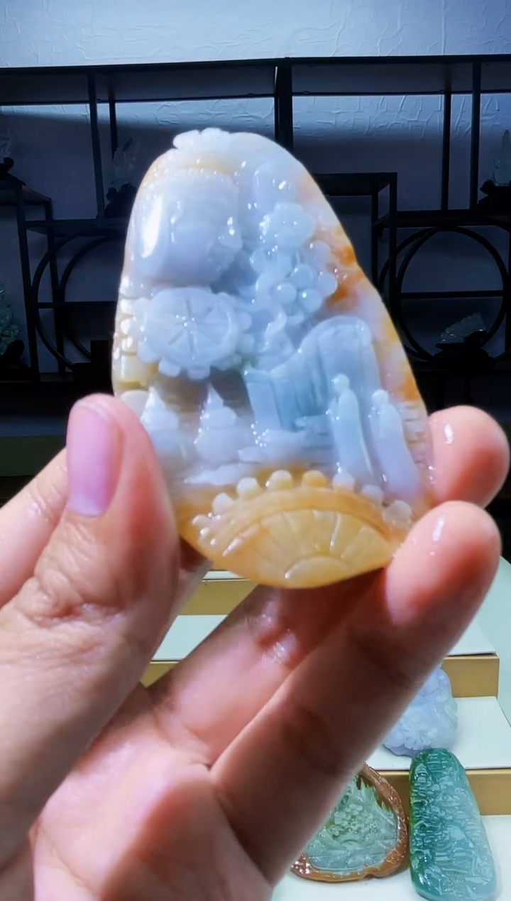 【闪购商品】定制翡翠未镶嵌毛货02080146