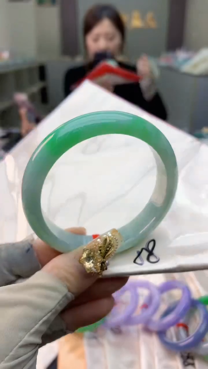 未镶嵌手镯翡翠0467180243