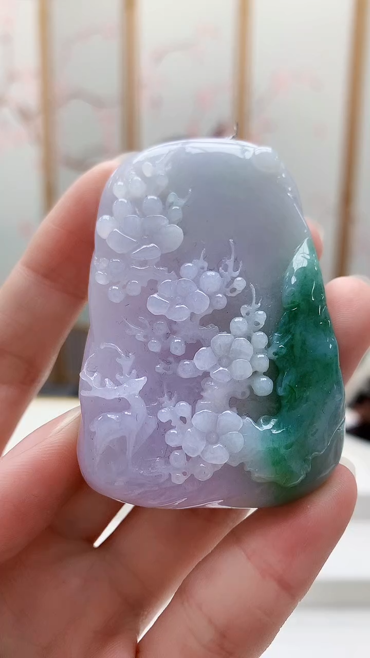 未镶嵌定制翡翠5160ry-毛货挂件