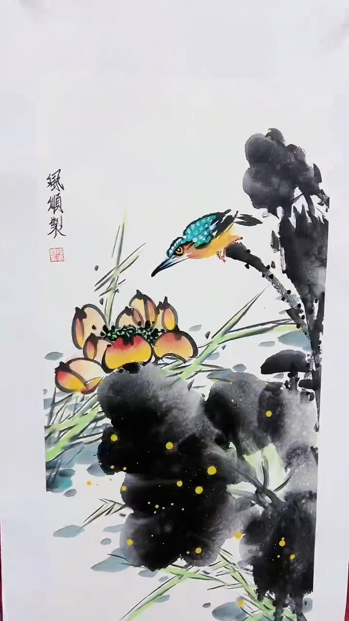 【闪购商品】绘画杨风顺绘画2平尺花鸟