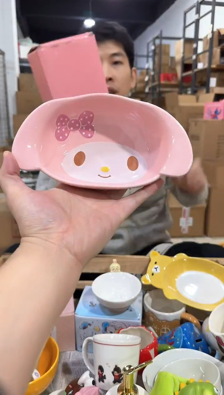 瓷片小号原盒美乐蒂深碗
